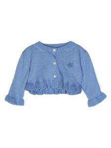 ETRO KIDS cardigan à motif Pegaso - Bleu