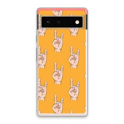 Rock: Google Pixel 6 Transparant Hoesje