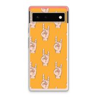 Rock: Google Pixel 6 Transparant Hoesje