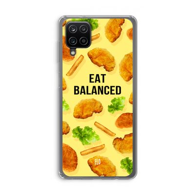 Eat Balanced: Samsung Galaxy A12 Transparant Hoesje