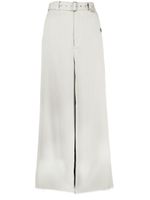 Maison MIHARA YASUHIRO pantalon ample à taille ceinturée - Gris