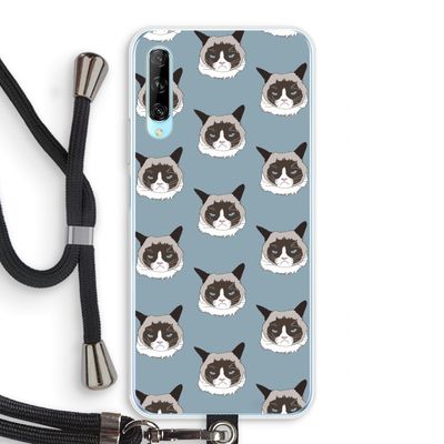 It's a Purrr Case: Huawei P Smart Pro Transparant Hoesje met koord