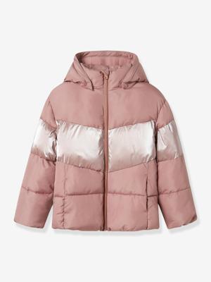 Gewatteerd donsjack met capuchon voor meisjes NAME IT rozenhout Gewatteerd donsjack met capuchon voor meisjes NAME IT rozenhout