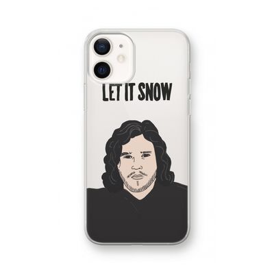 Let It Snow: iPhone 12 Transparant Hoesje
