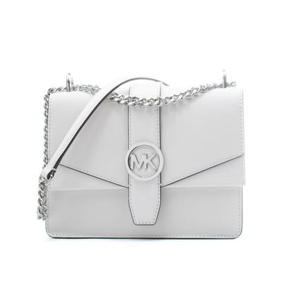 Schoudertas Michael Kors Greenwich Wit 20 x 18 x 6 cm