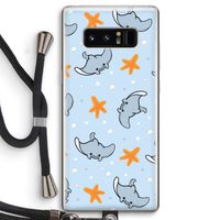 Manta: Samsung Galaxy Note 8 Transparant Hoesje met koord Manta: Samsung Galaxy Note 8 Transparant Hoesje met koord