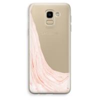 Peach bath: Samsung Galaxy J6 (2018) Transparant Hoesje - thumbnail