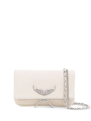 Zadig&Voltaire sac à bandoulière Swing Your Wings Rock Nano - Blanc