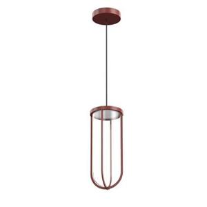 Flos In Vitro hanglamp LED Ø18 outdoor terracotta