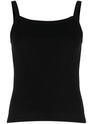 FLORE FLORE haut May Cami en coton - Noir