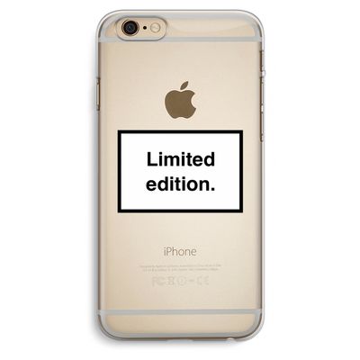 Limited edition: iPhone 6 Plus / 6S Plus Transparant Hoesje