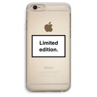 Limited edition: iPhone 6 Plus / 6S Plus Transparant Hoesje