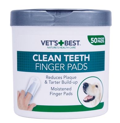 Vets Best clean teeth finger pads