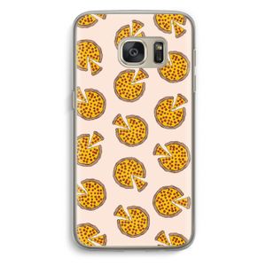You Had Me At Pizza: Samsung Galaxy S7 Transparant Hoesje