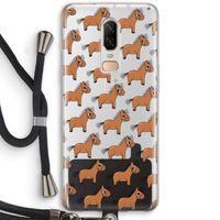 Pony: OnePlus 6 Transparant Hoesje met koord