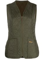 Barbour gilet matelassé à col v - Vert