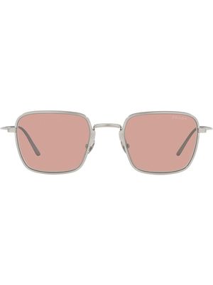 Prada Eyewear lunettes de soleil à monture carrée - Argent