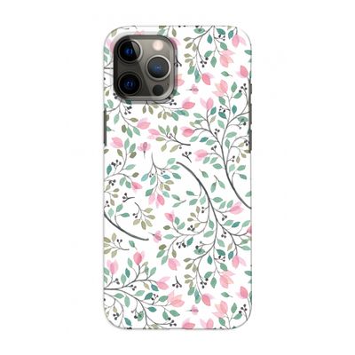 Sierlijke bloemen: Volledig geprint iPhone 12 Hoesje