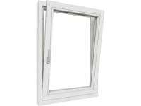 Trendhout Draai/kiepraam - 77,4x107,4 cm - rechtsdraaiend - wit - incl. raambeslag- - - Trendhout Trendhout Draai/kiepraam - 77,4x107,4 cm - rechtsdraaiend - wit - incl. raambeslag- - - Trendhout