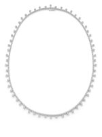 De Beers Jewellers collier Dewdrop en or blanc 18ct orné de diamants - Argent