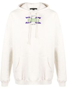 Sankuanz hoodie à logo imprimé - Blanc