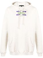 Sankuanz hoodie à logo imprimé - Blanc