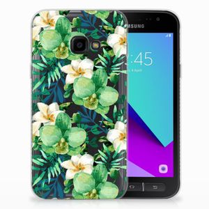 Samsung Galaxy Xcover 4 | Xcover 4s TPU Case Orchidee Groen