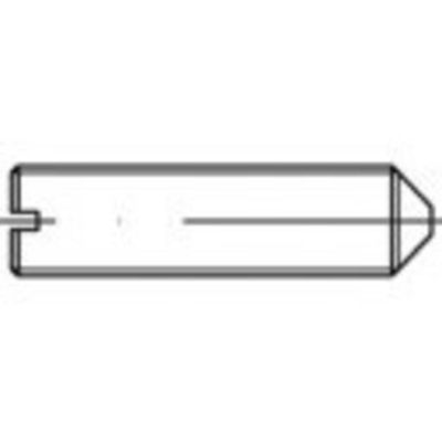 TOOLCRAFT TO-5448204 Draadpen M6 10 mm Messing 100 stuk(s)