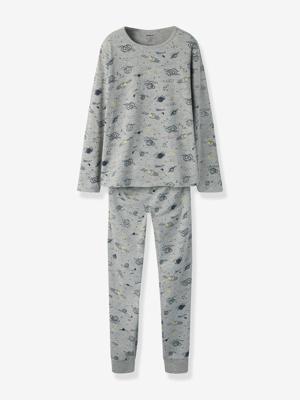 NAME IT pyjama ESPACE voor jongens gemêleerd grijs