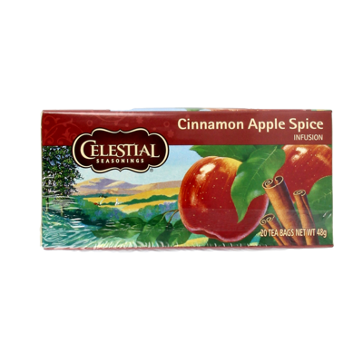 Celestial Season Cinnamon apple spice herbal tea 20 Zakjes Celestial Season Cinnamon apple spice herbal tea 20 Zakjes