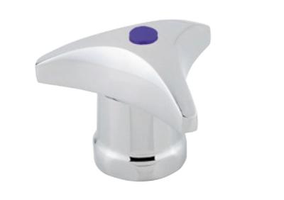 Kirchhoff Metalen trecorn handvat, chroom, voor 1/2" bovenste deel, markering blauw/rood/wit - 98614690