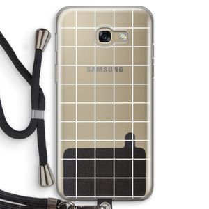 Rooster 2: Samsung Galaxy A5 (2017) Transparant Hoesje met koord