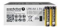 EverActive alkalinebatterijen LR6 AA Industrial Alkaline - doos van 40 stuks