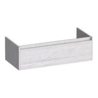 Brauer Hope - Onderkast - 100 cm - met 1 Softclose Lade Greeploos en 1 Sifon Uitsparing - Forest Seashell