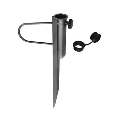 Redcliffs Parasolharing - 42 x 17 cm - antraciet - metaal - parasolhouder - grondpen