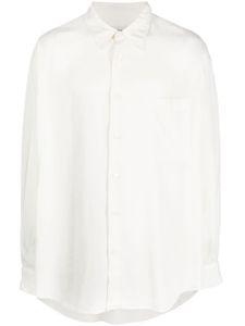 LEMAIRE chemise à col pointu - Blanc