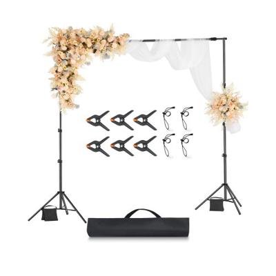 VEVOR Achtergrondstandaard Achtergrondsysteem Fotostudio Verstelbaar 260x300cm