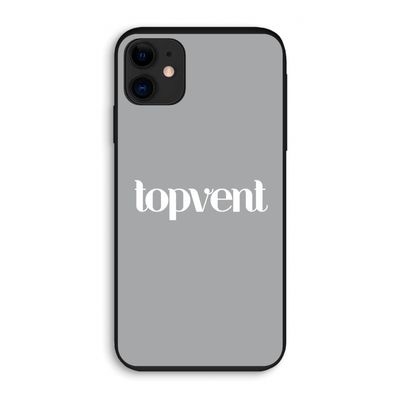 Topvent Grijs Wit: iPhone 11 Biologisch afbreekbaar hoesje
