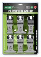 SMART blades UN TRA 6st Blad hout fijn gsn Assorti voor multitool SMART blades UN TRA 6st Blad hout fijn gsn Assorti voor multitool