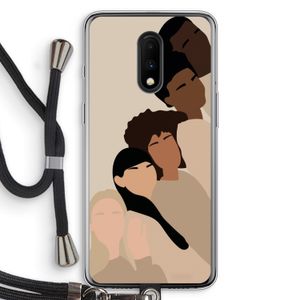 Sweet creatures: OnePlus 7 Transparant Hoesje met koord