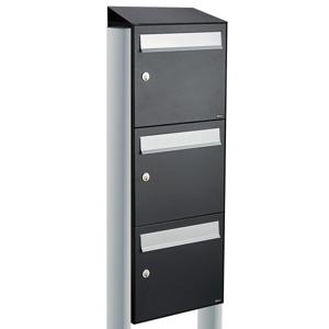 Allux Flow Set 3-Hoog Met Dak Op Statief Zwart - 40040070_1x3ds