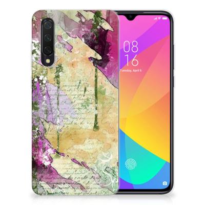 Smartphone hoesje Xiaomi Mi 9 Lite Letter Painting Smartphone hoesje Xiaomi Mi 9 Lite Letter Painting