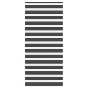 VidaXL Zebra rolgordijn 105x230 cm stofbreedte 100,9 cm zwart