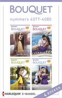Bouquet e-bundel nummers 4077 - 4080 - Maisey Yates, Louise Fuller, Annie West, Amanda Cinelli - ebook - thumbnail