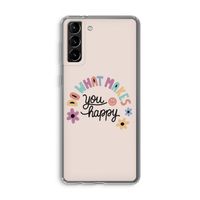 Happy days: Samsung Galaxy S21 Plus Transparant Hoesje