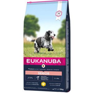 Eukanuba Caring Senior Medium Breed kip hondenvoer 3 x 3 kg