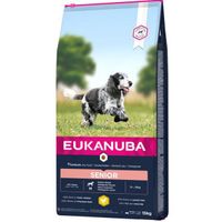 Eukanuba Caring Senior Medium Breed kip hondenvoer 3 x 3 kg