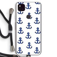 Ankers: Pixel 4a 5G Transparant Hoesje met koord