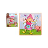 Johntoy Jouéco® fien & teun houten puzzel fien