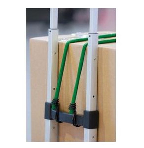 Set van 2x stuks bagagespin/snelbinders 80 cm groen - Bagagespinnen